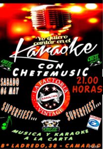 Karaoke con Chete Music en la Factoría Vintage | Camargo (Pueblo) 21:00